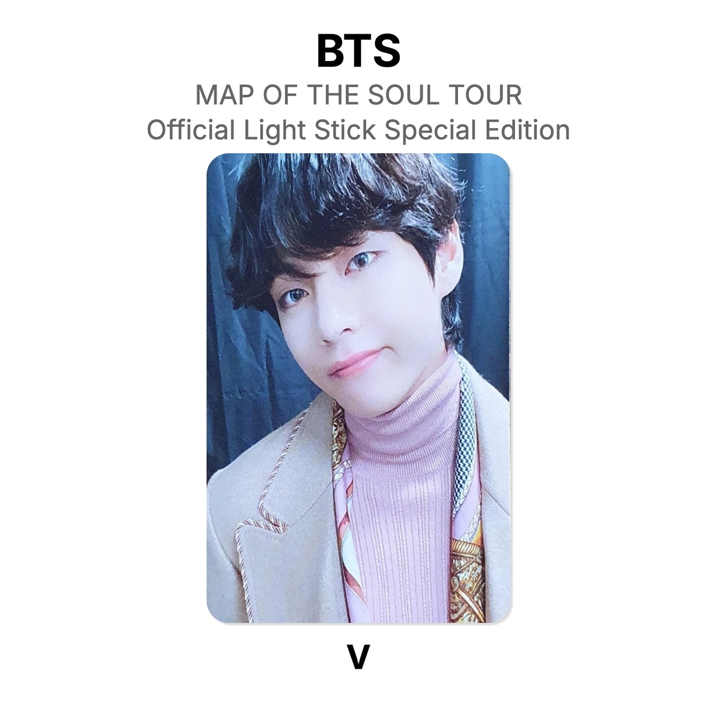 BTS MAP OF THE SOUL TOUR Official Light Stick Special Edition photocard oficial