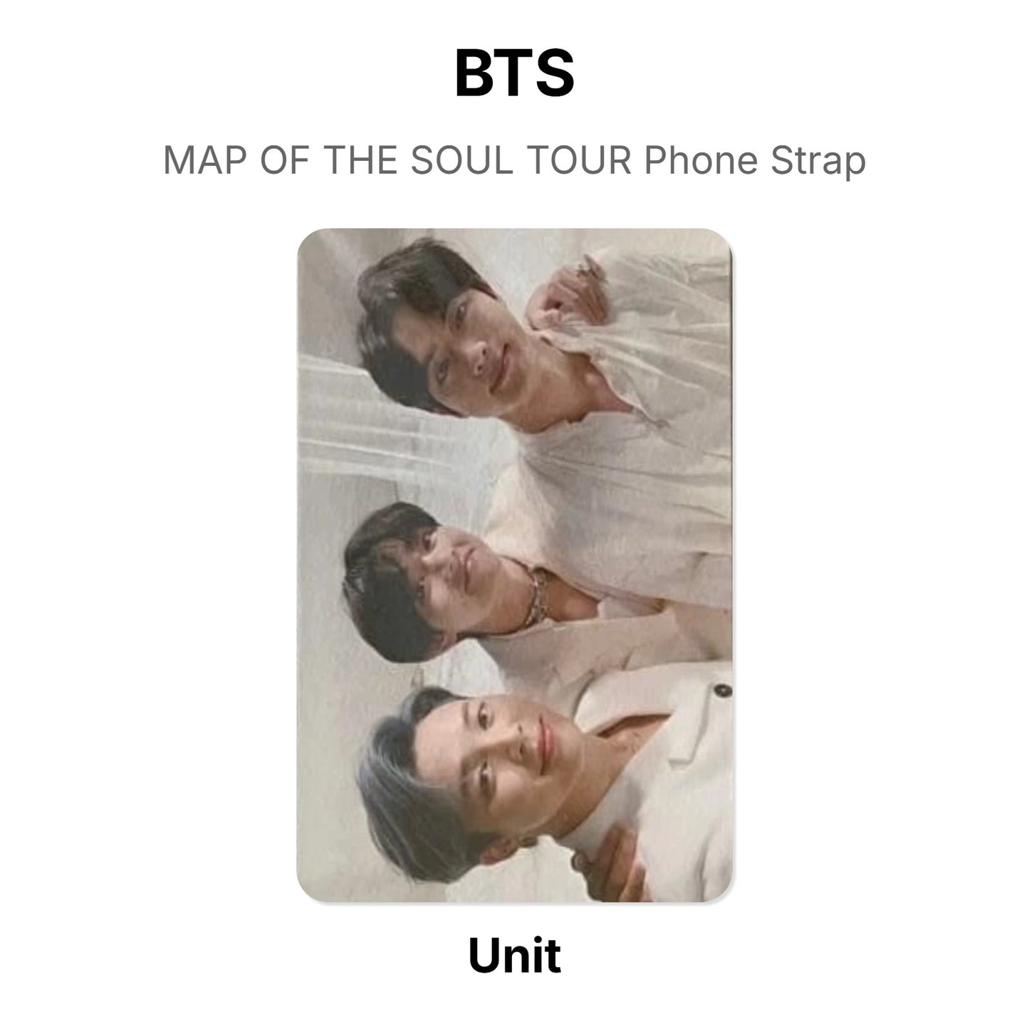 BTS MAP OF THE SOUL TOUR Phone Strap Offizielle Photocard