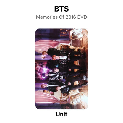 BTS Memories Of 2016 DVD Official Photocard