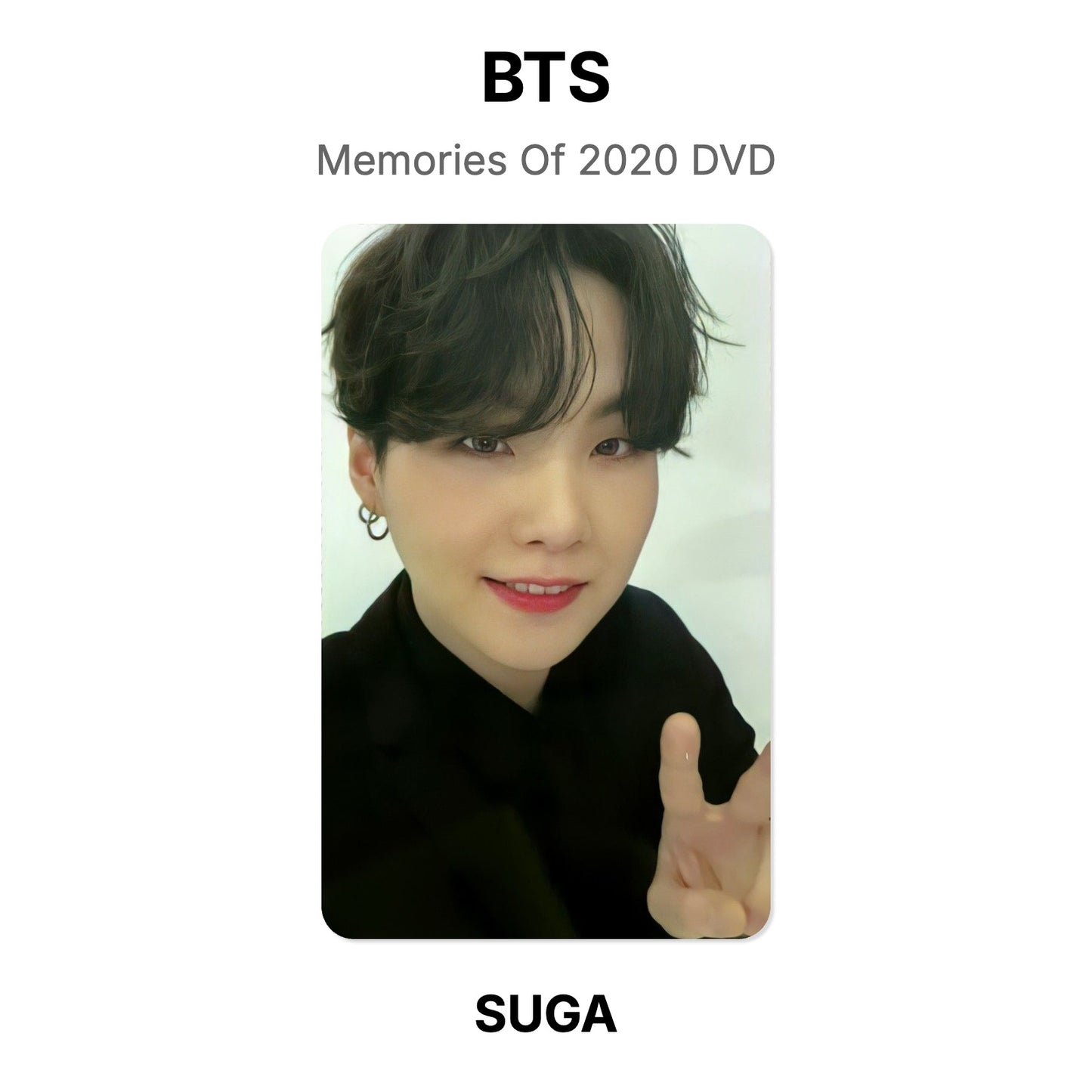BTS Memories Of 2020 DVD Official Photocard