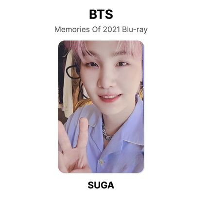 BTS Memories Of 2021 Blu-ray Official Photocard