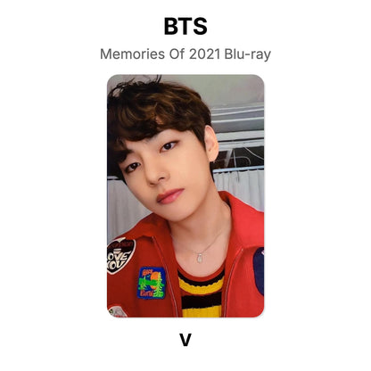 BTS Memories Of 2021 Blu-ray Official Photocard