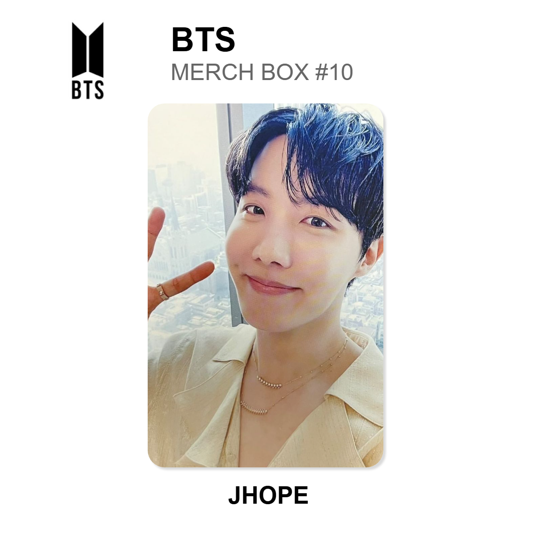 BTS MERCH BOX #10 Official Photocard