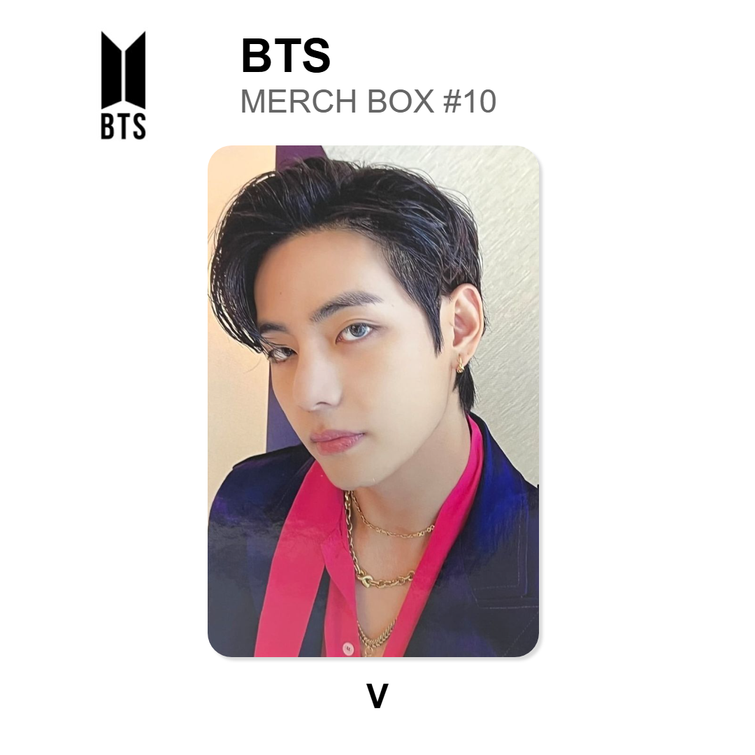 BTS MERCH BOX #10 Official Photocard