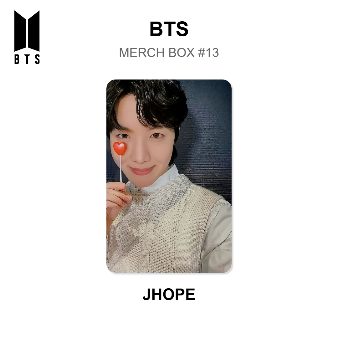 BTS MERCH BOX #13 Official Photocard