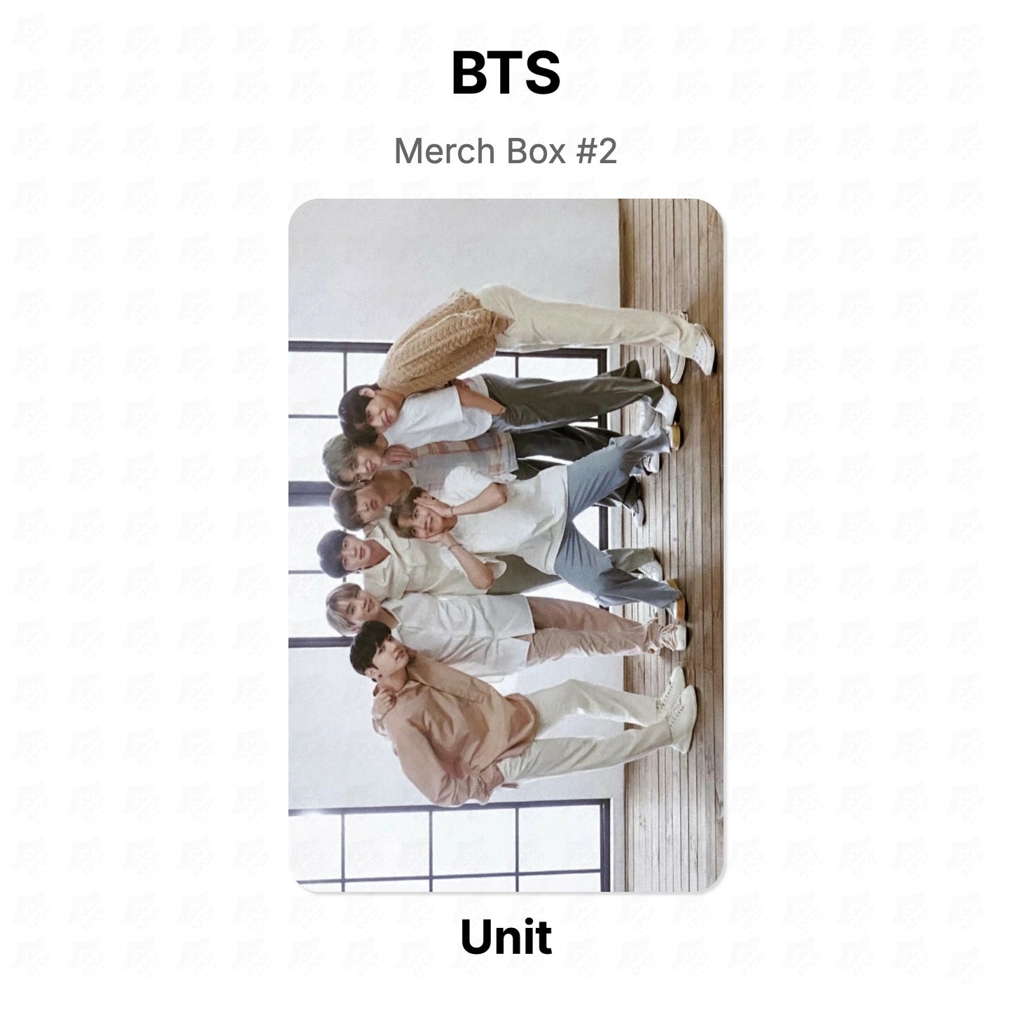 BTS Merch Box #2 Official Photocard