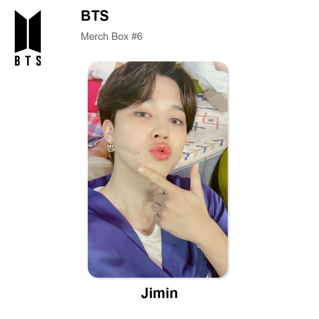 BTS Merch Box #6 Official Photocard