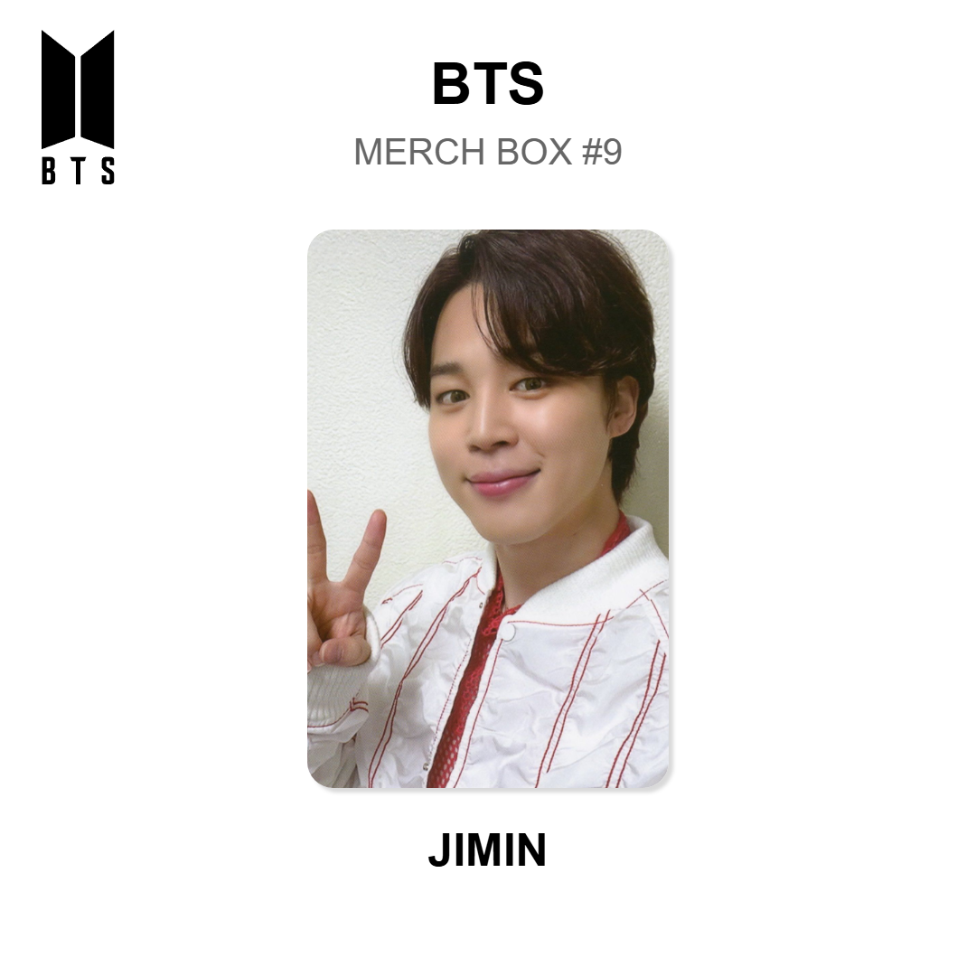 BTS MERCH BOX #9 photocard ufficiale