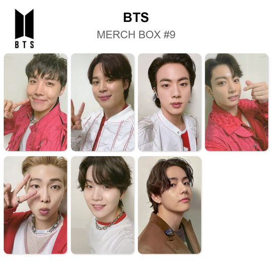 BTS MERCH BOX #9 photocard officielle