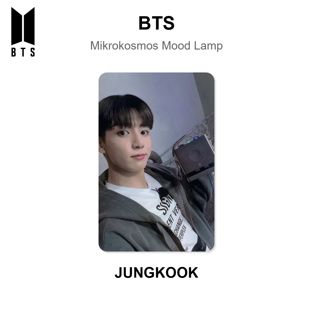 BTS Mikrokosmos Mood Lamp Official Photocard