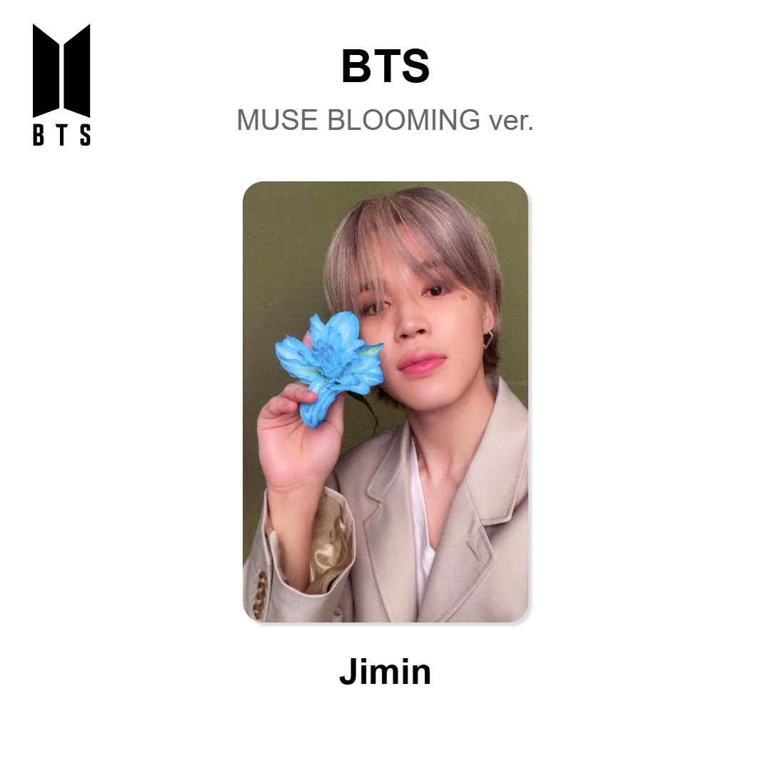 BTS MUSE BLOOMING ver. photocard oficial