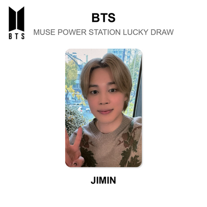 BTS MUSE POWER STATION LUCKY DRAW Offizielle Photocard