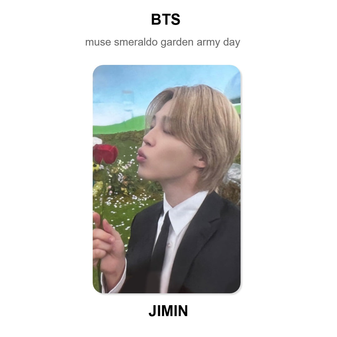 BTS ‘MUSE’ Smeraldo Garden ARMY DAY Official Photocard