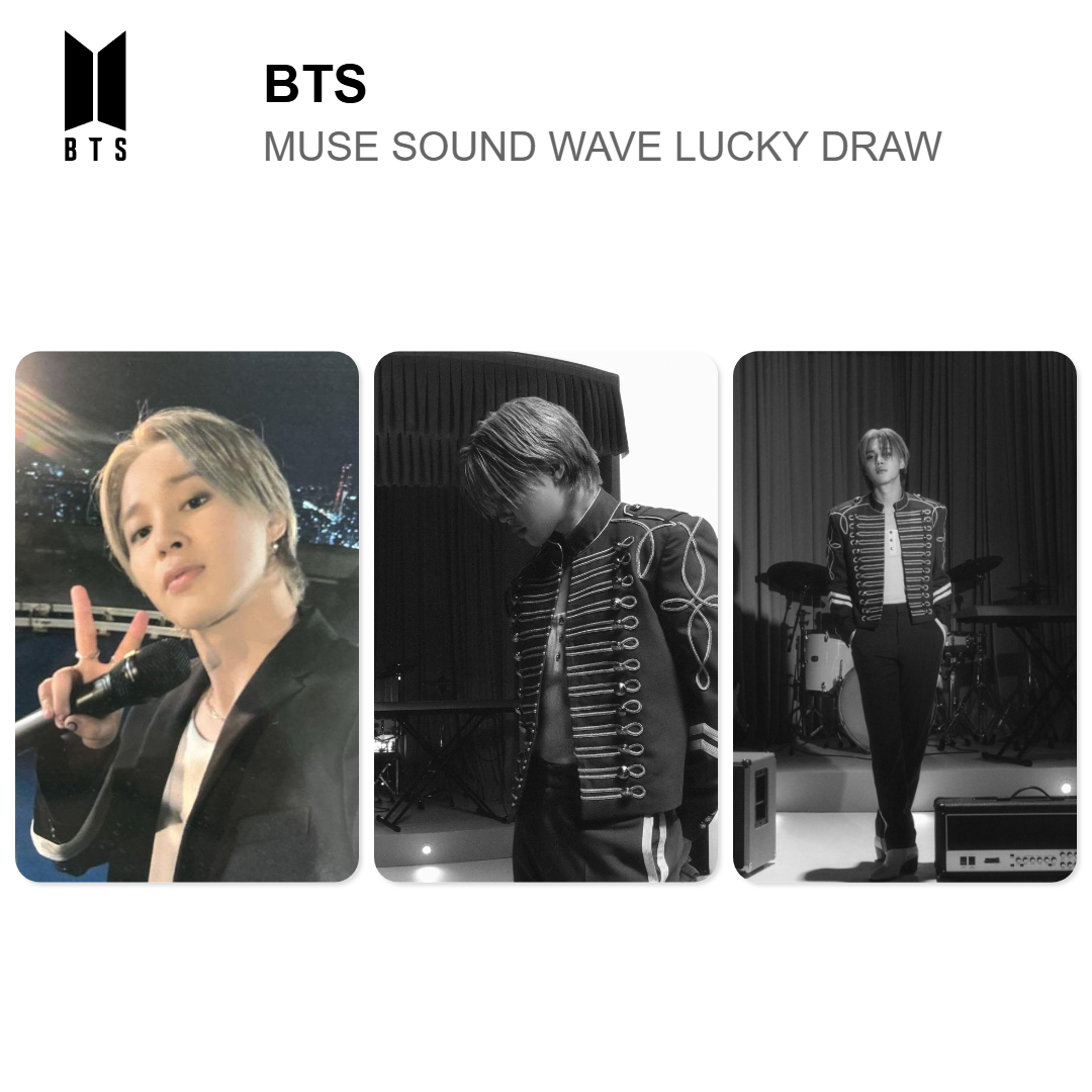 BTS MUSE SOUND WAVE LUCKY DRAW Official Photocard