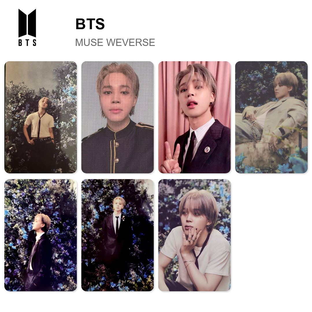 BTS MUSE WEVERSE officiellt Photocard