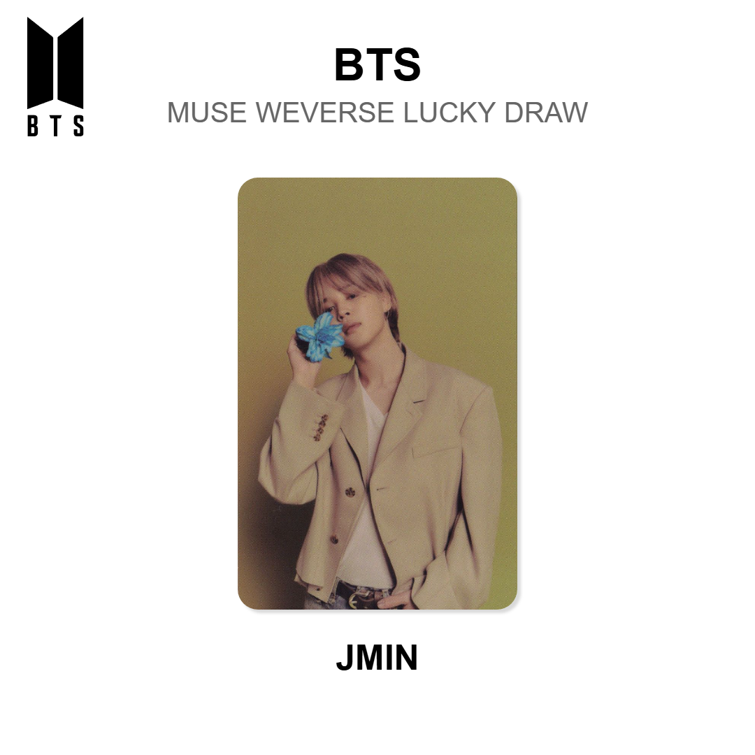 BTS MUSE WEVERSE LUCKY DRAW โฟโต้การ์ดของแท้
