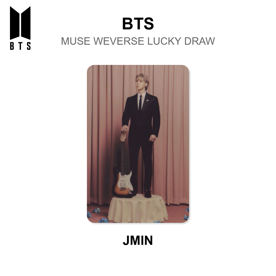 BTS MUSE WEVERSE LUCKY DRAW โฟโต้การ์ดของแท้