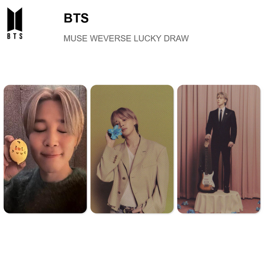 BTS MUSE WEVERSE LUCKY DRAW 公式フォトカード