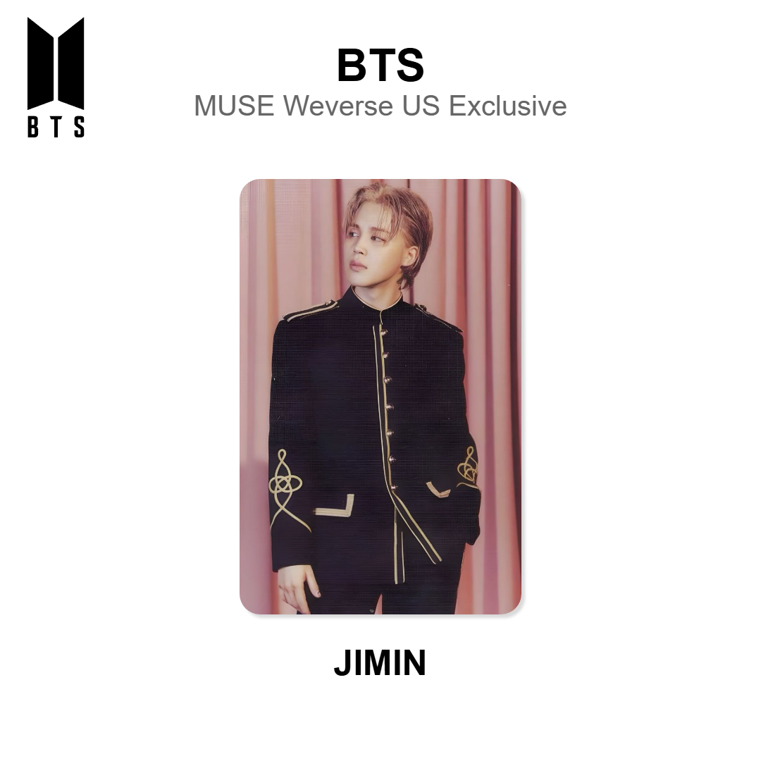 BTS MUSE Weverse US Exclusive Official Photocard