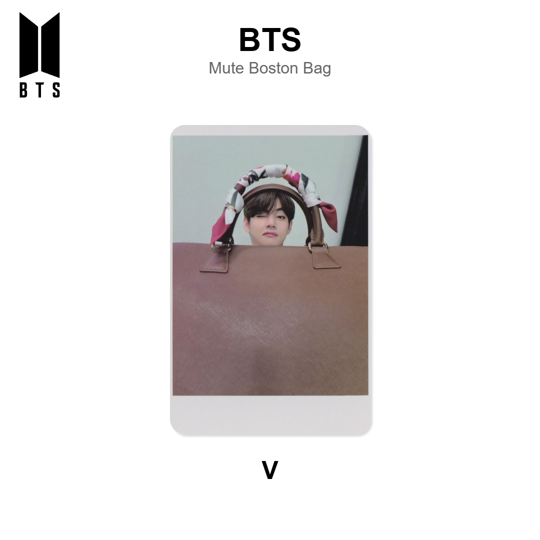 BTS Mute Boston Bag Offizielle Photocard