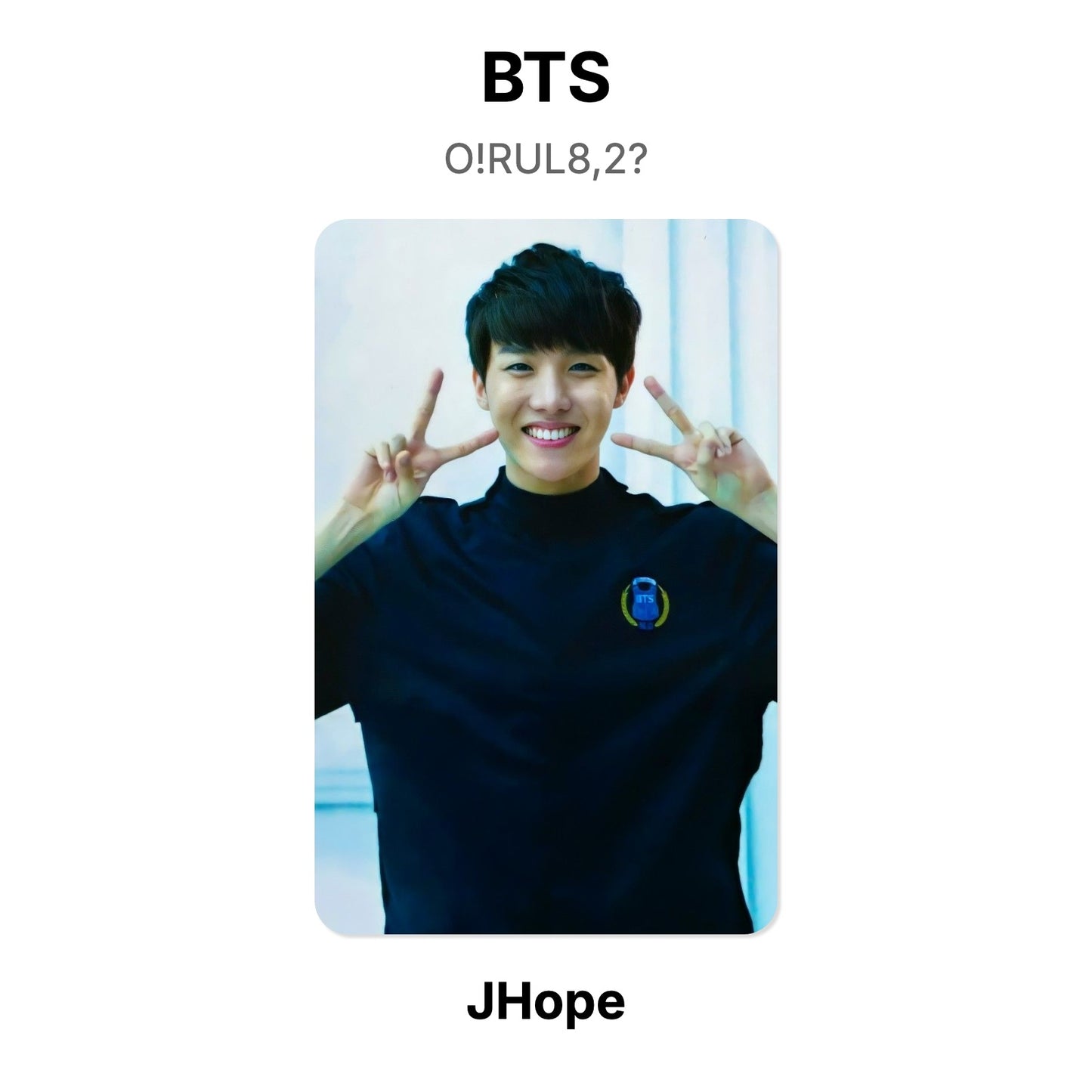 BTS O!RUL8,2? photocard officielle