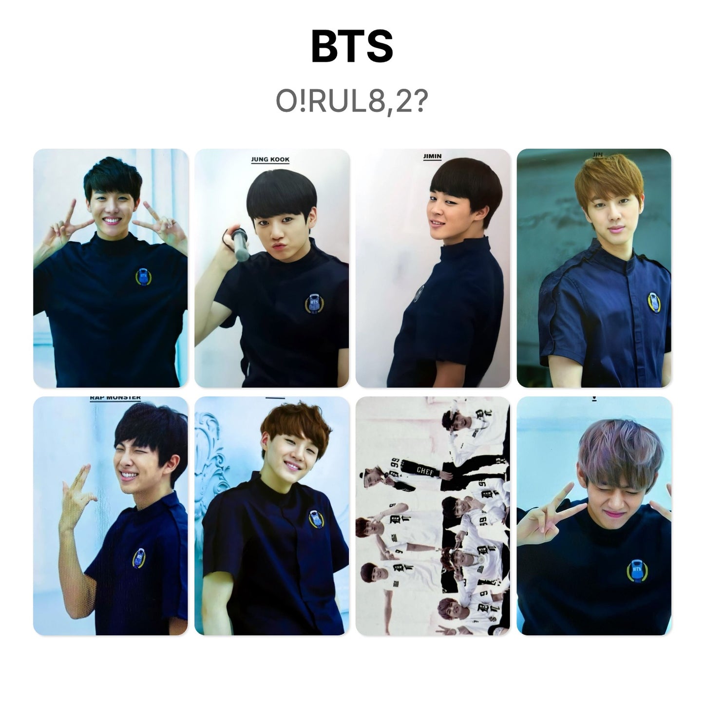 BTS O!RUL8,2? photocard officielle