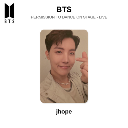 BTS PERMISSION TO DANCE ON STAGE - LIVE Official Photocard