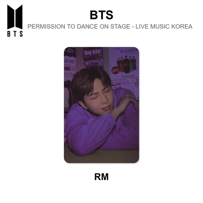 BTS PERMISSION TO DANCE ON STAGE - LIVE MUSIC KOREA photocard ufficiale