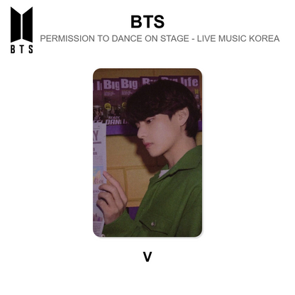BTS PERMISSION TO DANCE ON STAGE - LIVE MUSIC KOREA photocard ufficiale