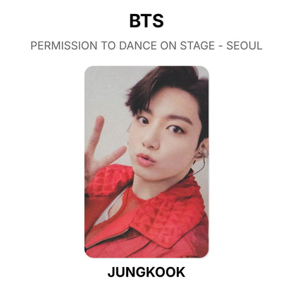 BTS PERMISSION TO DANCE ON STAGE - SEOUL Offizielle Photocard