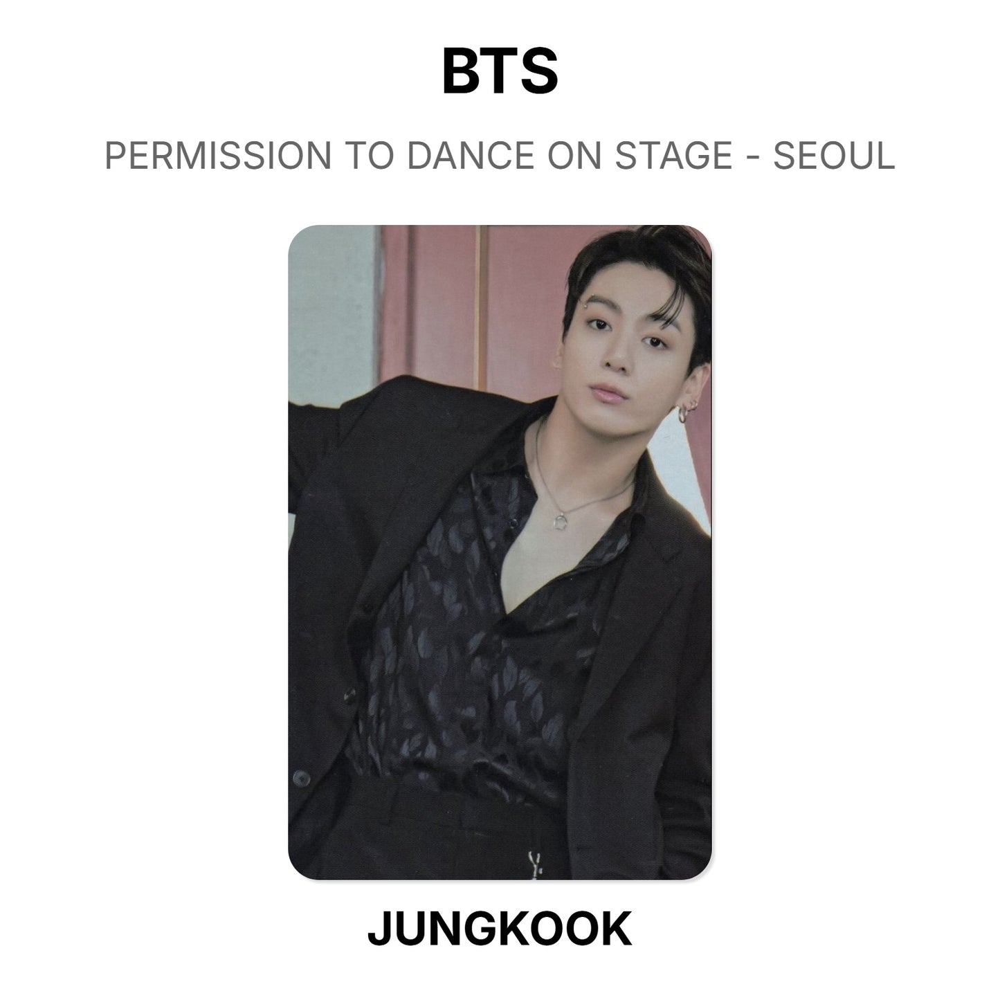 BTS PERMISSION TO DANCE ON STAGE - SEOUL Offizielle Photocard
