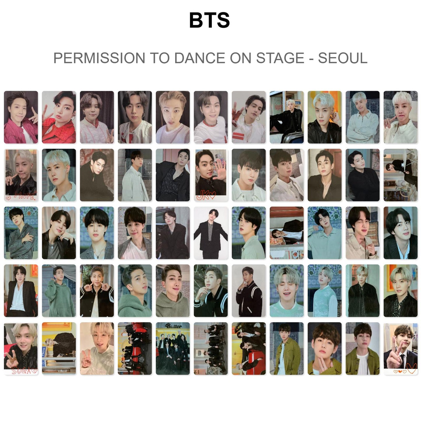 BTS PERMISSION TO DANCE ON STAGE - SEOUL Offizielle Photocard