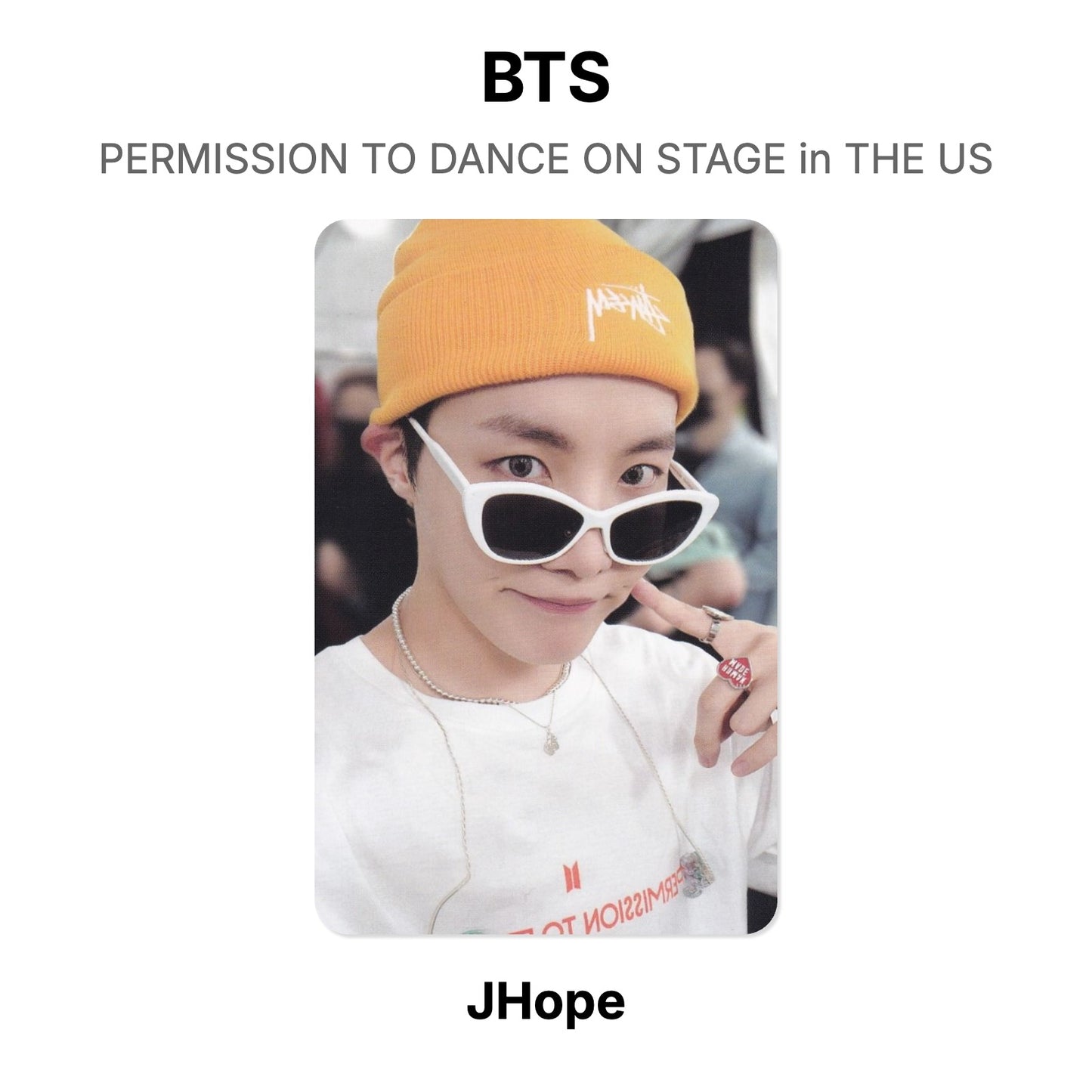 BTS PERMISSION TO DANCE ON STAGE in THE US Official Photocard