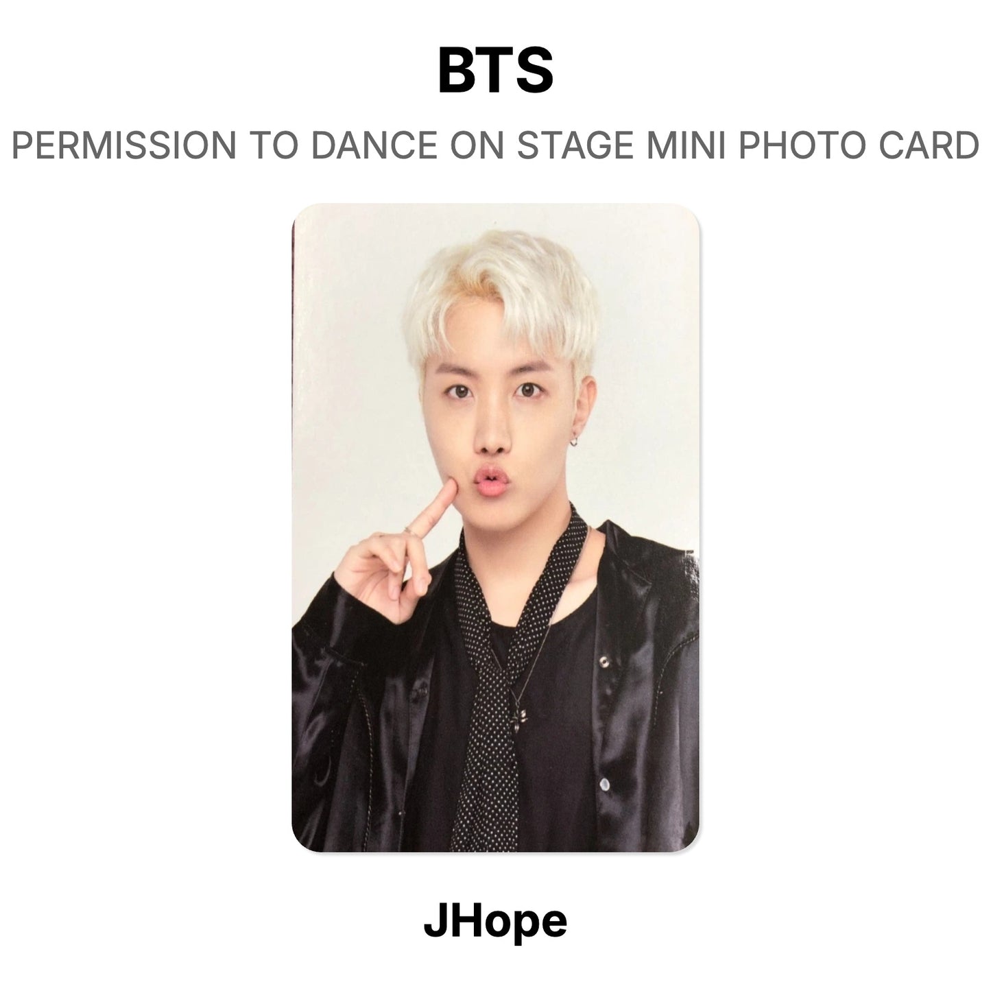 BTS PERMISSION TO DANCE ON STAGE MINI PHOTO CARD Official Photocard