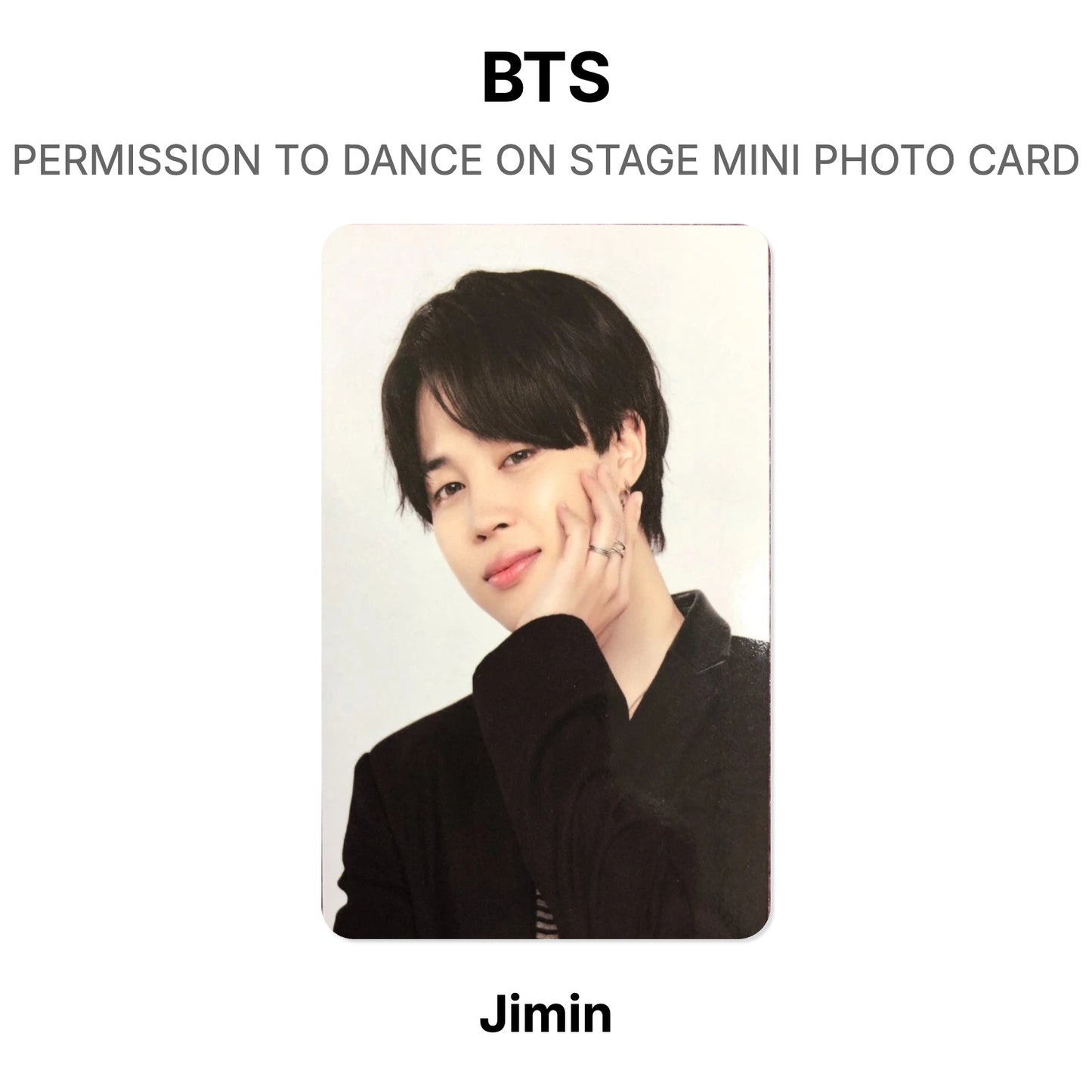 BTS PERMISSION TO DANCE ON STAGE MINI PHOTO CARD Official Photocard