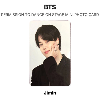 BTS PERMISSION TO DANCE ON STAGE MINI PHOTO CARD Official Photocard