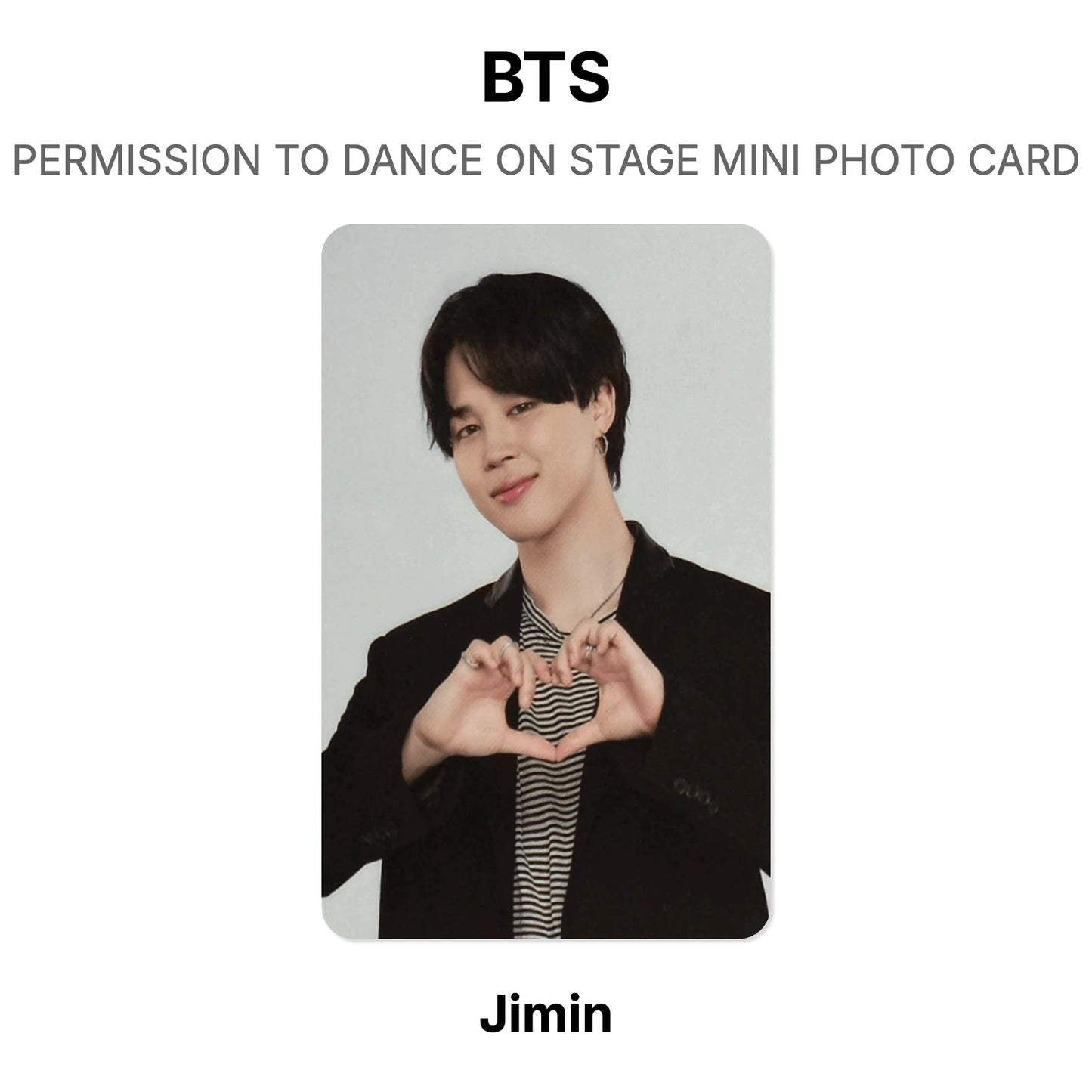BTS PERMISSION TO DANCE ON STAGE MINI PHOTO CARD Official Photocard