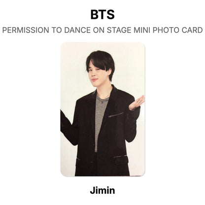 BTS PERMISSION TO DANCE ON STAGE MINI PHOTO CARD Official Photocard