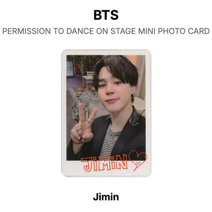 BTS PERMISSION TO DANCE ON STAGE MINI PHOTO CARD Official Photocard
