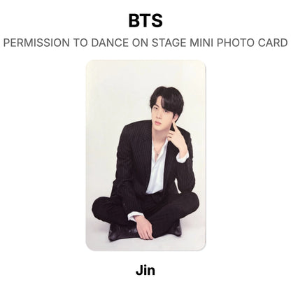 BTS PERMISSION TO DANCE ON STAGE MINI PHOTO CARD Official Photocard