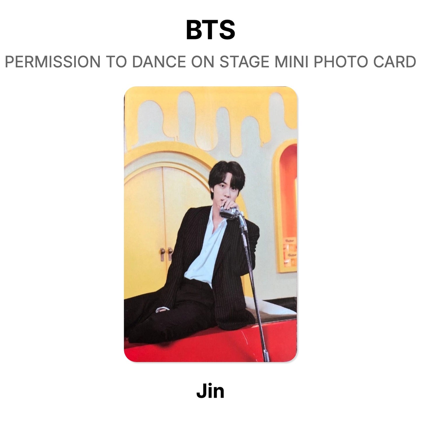 BTS PERMISSION TO DANCE ON STAGE MINI PHOTO CARD Official Photocard