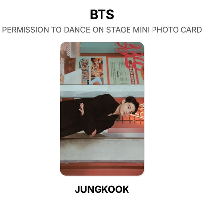 BTS PERMISSION TO DANCE ON STAGE MINI PHOTO CARD Official Photocard