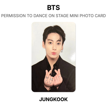 BTS PERMISSION TO DANCE ON STAGE MINI PHOTO CARD Official Photocard