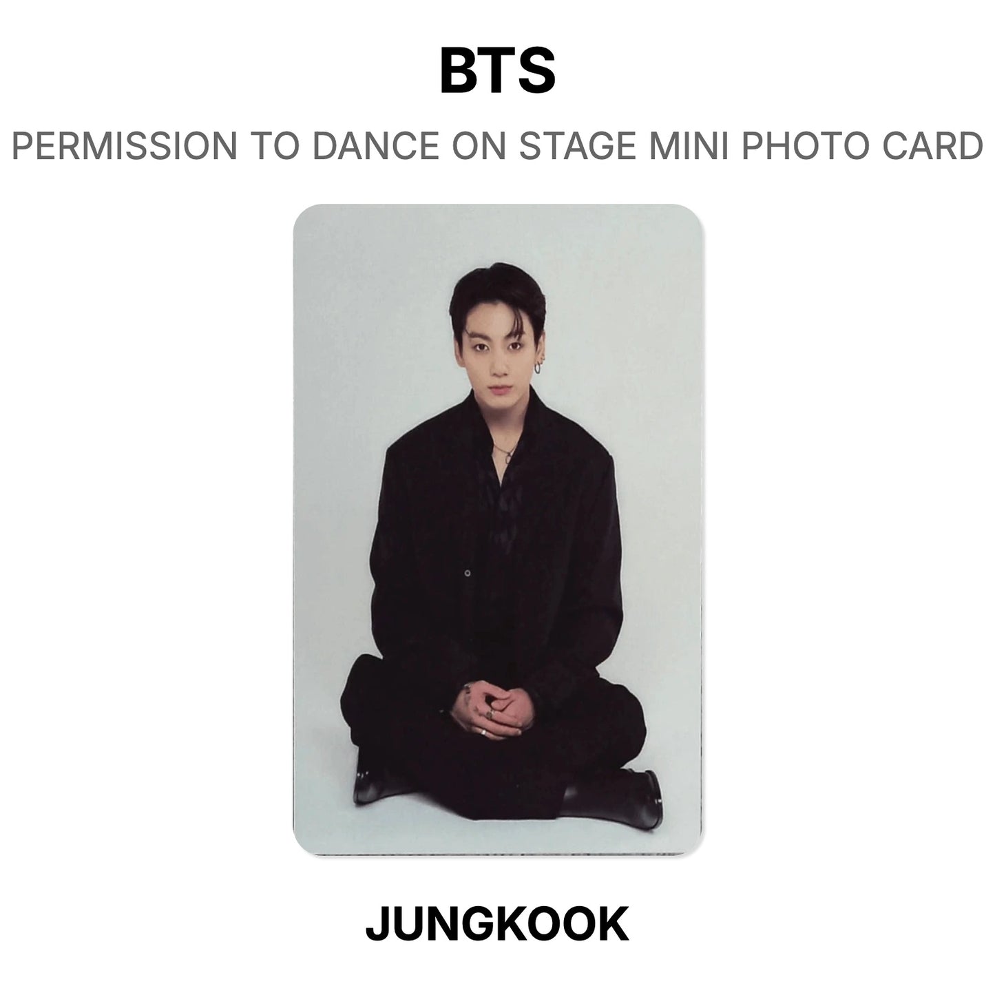BTS PERMISSION TO DANCE ON STAGE MINI PHOTO CARD Official Photocard