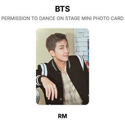 BTS PERMISSION TO DANCE ON STAGE MINI PHOTO CARD Official Photocard