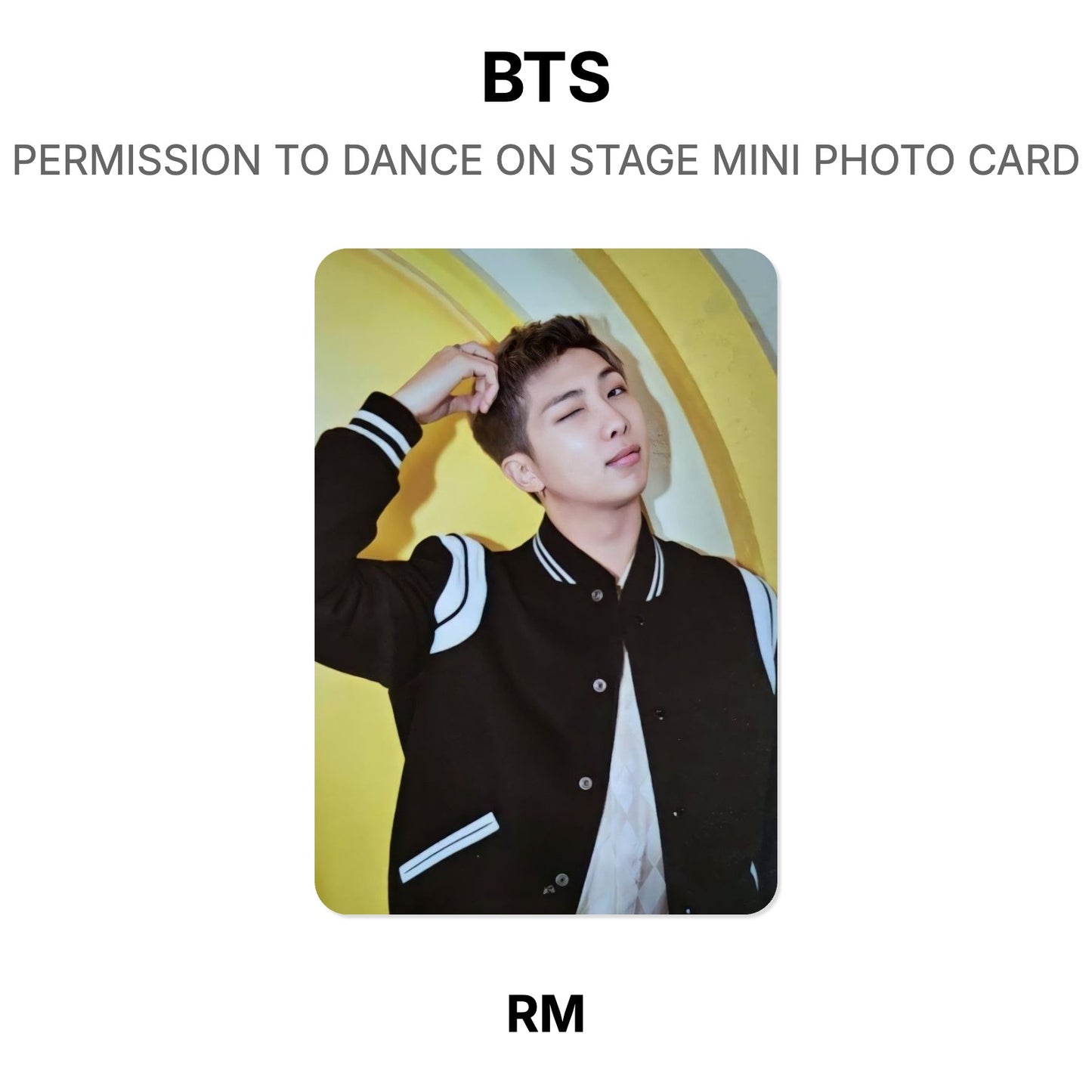 BTS PERMISSION TO DANCE ON STAGE MINI PHOTO CARD Official Photocard