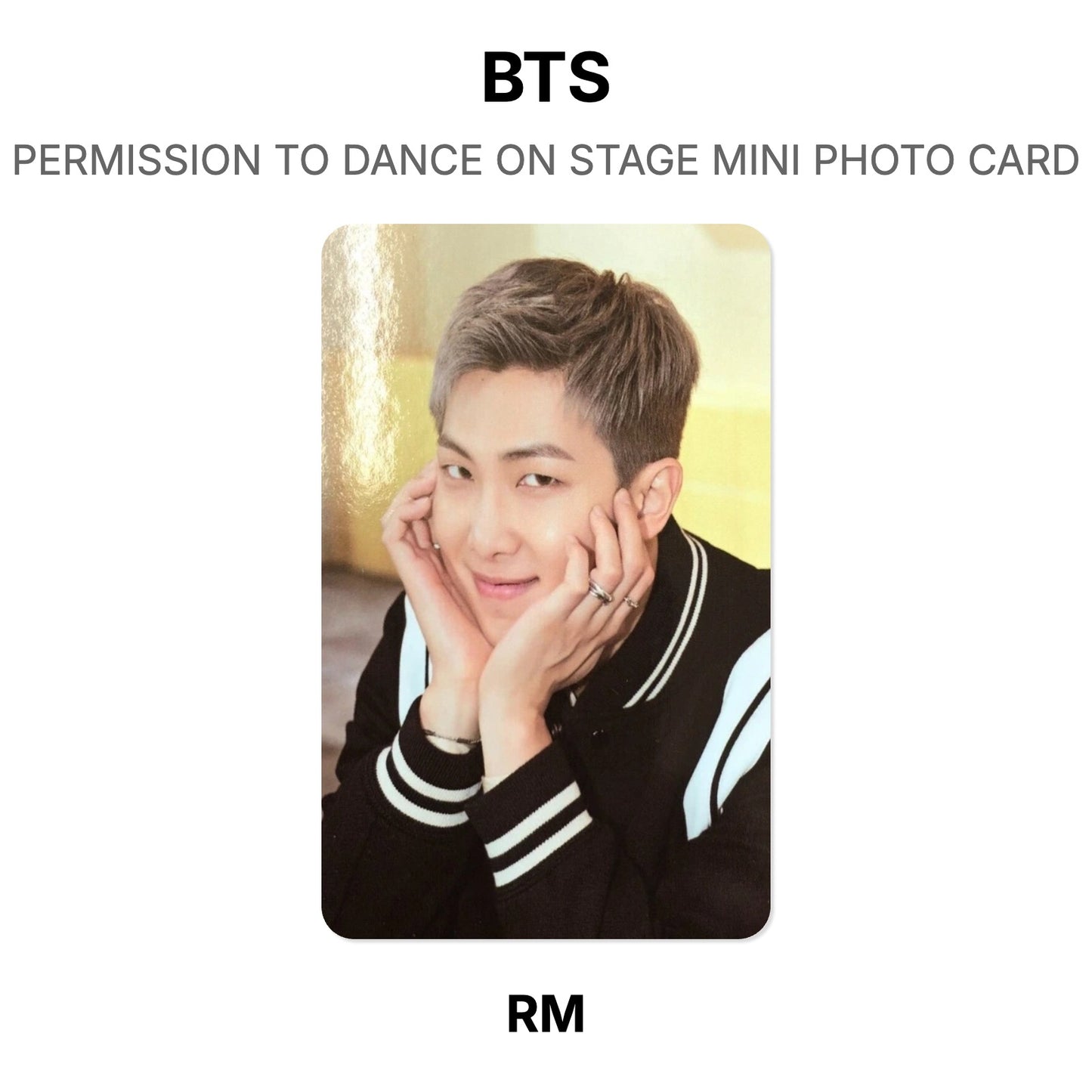 BTS PERMISSION TO DANCE ON STAGE MINI PHOTO CARD Official Photocard