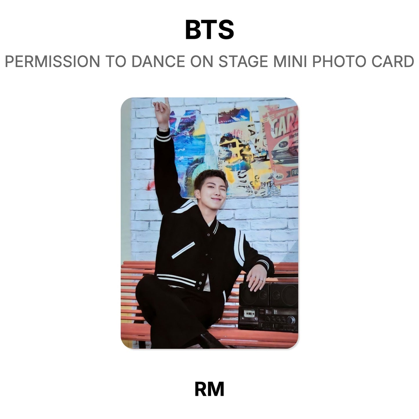 BTS PERMISSION TO DANCE ON STAGE MINI PHOTO CARD Official Photocard