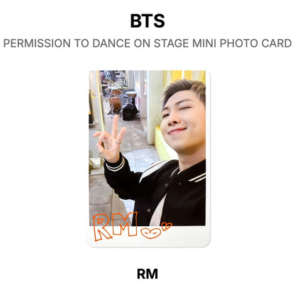 BTS PERMISSION TO DANCE ON STAGE MINI PHOTO CARD Official Photocard