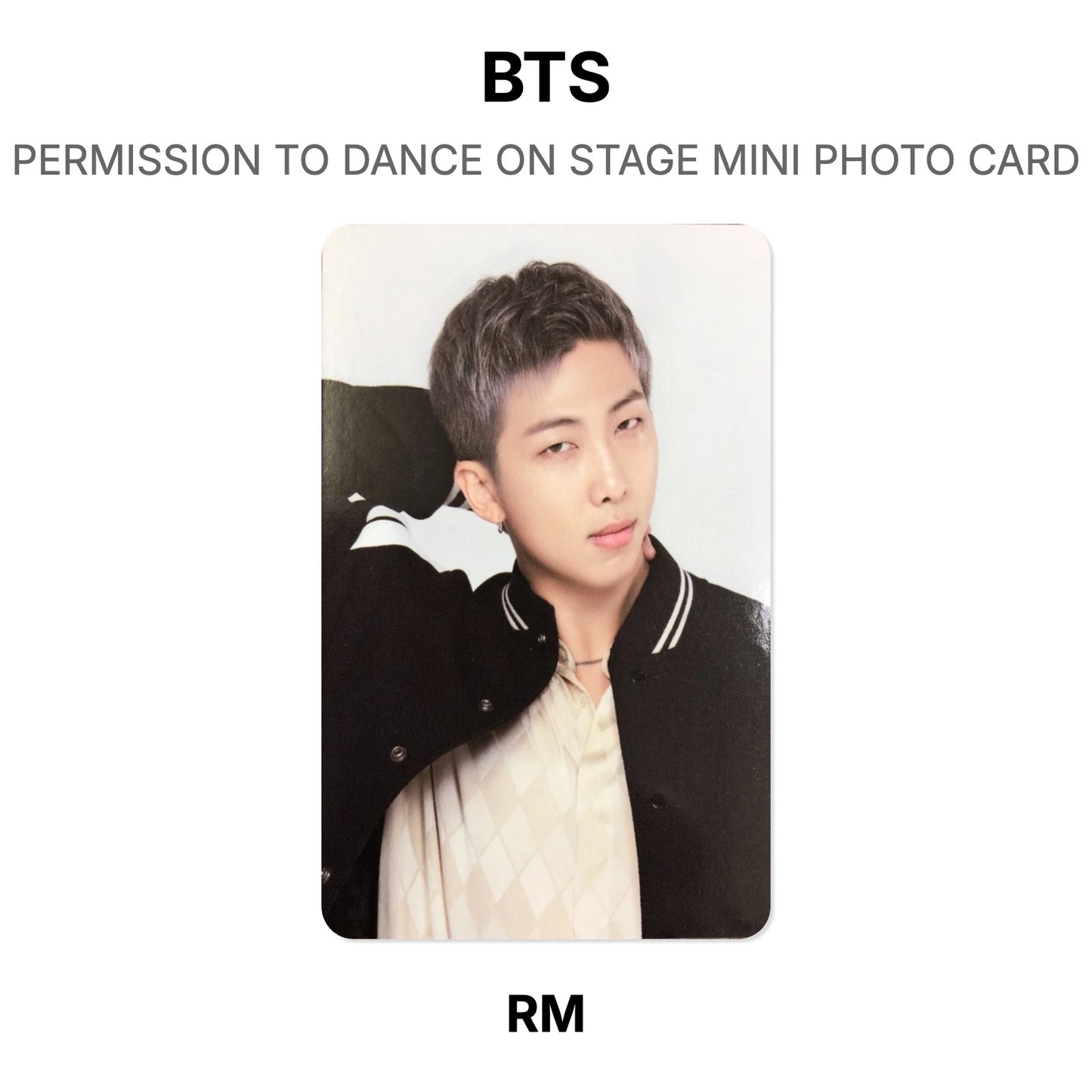 BTS PERMISSION TO DANCE ON STAGE MINI PHOTO CARD Official Photocard